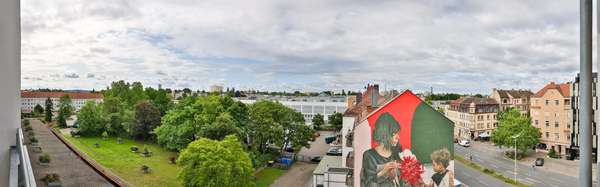 Blick vom Balkon Blick vom Balkon - Etagenwohnung in 90491 Nürnberg mit 54m² kaufen