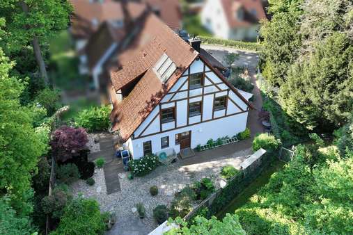 Luftansicht - Doppelhaushälfte in 90453 Nürnberg mit 104m² kaufen
