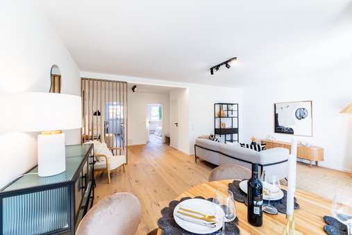 Wohnzimmer - Erdgeschosswohnung in 90482 Nürnberg mit 65m² kaufen