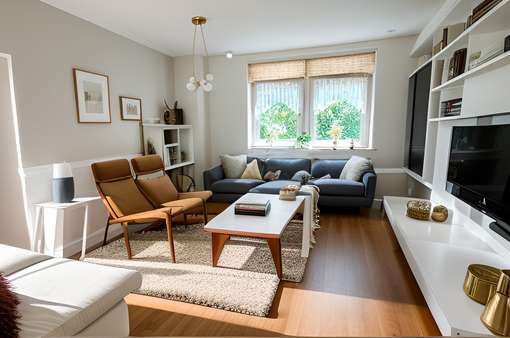 Renovierungsbeispiel Wohnzimmer Renovierungsbeispiel Wohnzimmer - Etagenwohnung in 91233 Neunkirchen mit 75m² kaufen