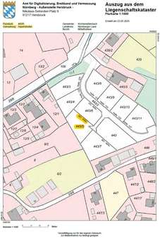 Flurkarte Flurkarte - Grundstück in 91241 Kirchensittenbach mit 652m² kaufen