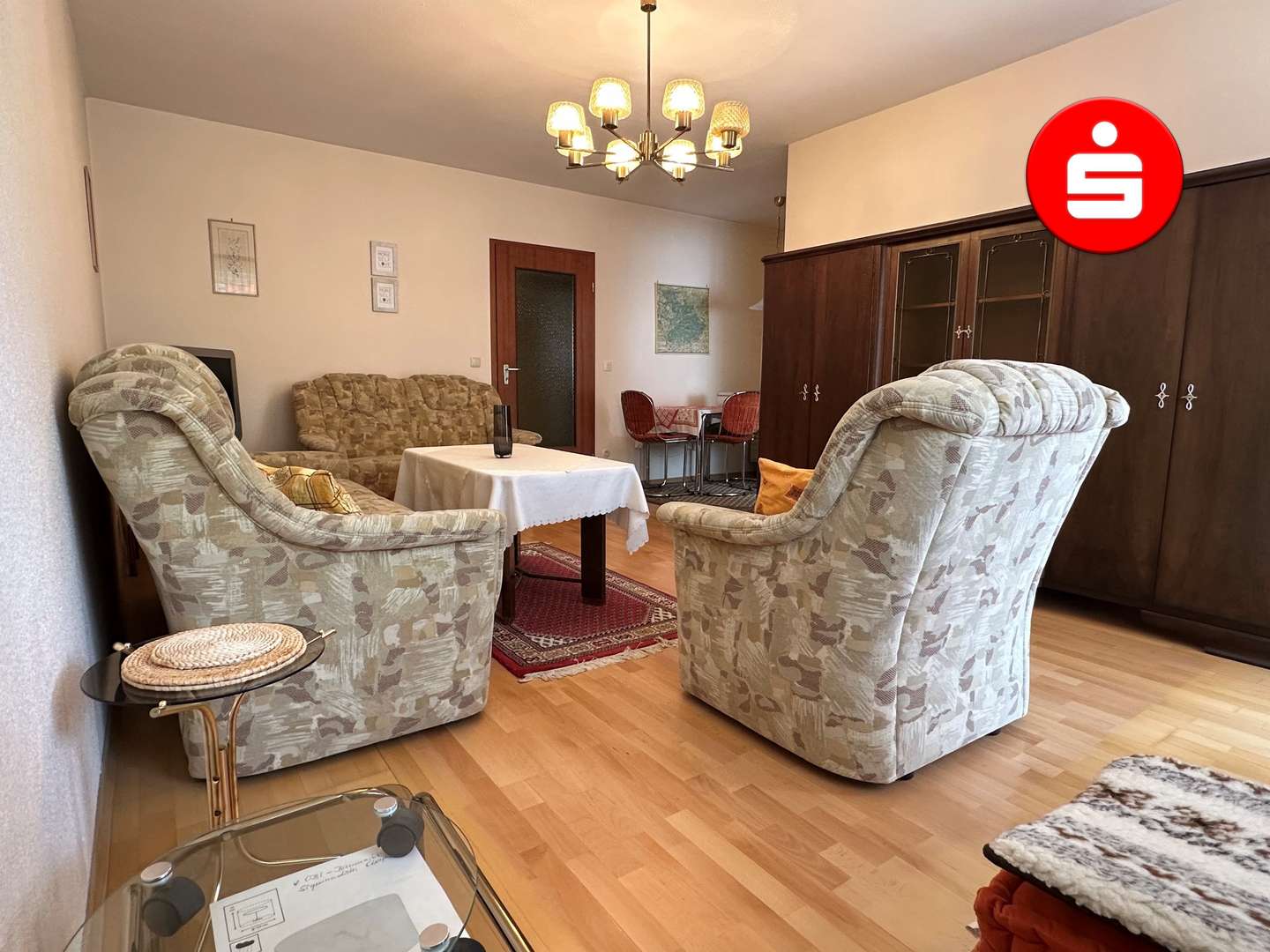 Wohnzimmer - Etagenwohnung in 90427 Nürnberg mit 56m² mieten