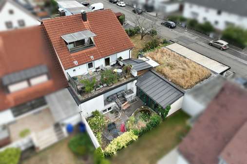 Blick auf die Dachterrasse u. den Wintergarten Blick auf die Dachterrasse u. den Wintergarten - Mehrfamilienhaus in 90449 Nürnberg mit 261m² kaufen