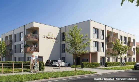 Animation Außenansicht - Wohnung in 92421 Schwandorf mit 48m² kaufen