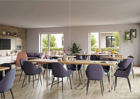 Animation Aufenthaltsraum - Wohnung in 92421 Schwandorf mit 48m² kaufen