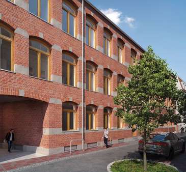 Animation Straßenansicht - Etagenwohnung in 90443 Nürnberg mit 45m² kaufen