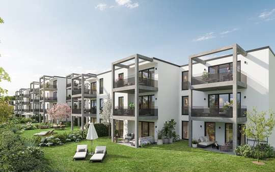 Ansicht von Süden - Etagenwohnung in 90518 Altdorf mit 62m² kaufen