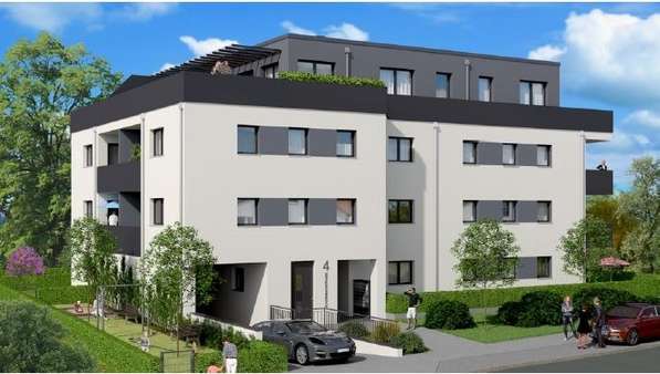 Animation Außenansicht - Etagenwohnung in 90475 Nürnberg mit 42m² kaufen
