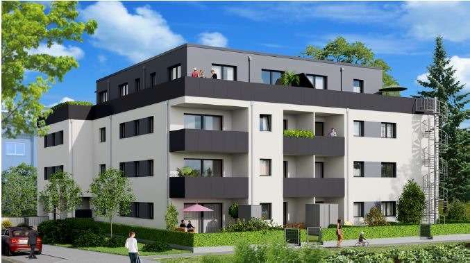 Animation Außenansicht - Etagenwohnung in 90475 Nürnberg mit 42m² kaufen