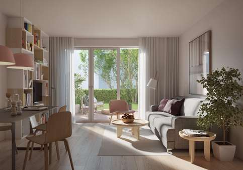 Wohnbereich - Reiheneckhaus in 90427 Nürnberg mit 120m² kaufen