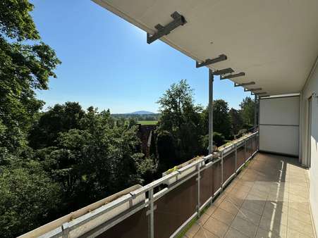 Aussicht Balkon - Etagenwohnung in 90571 Schwaig mit 90m² kaufen