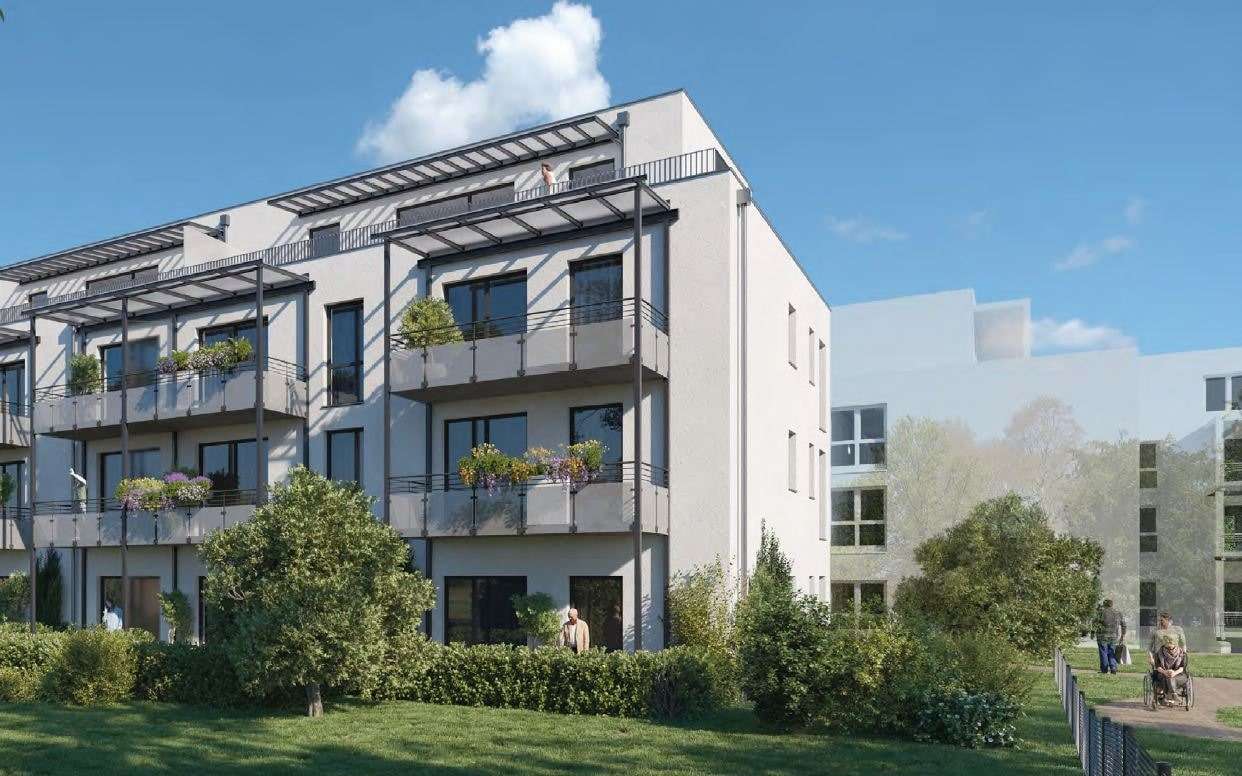 Animation Außenansicht - Wohnung in 91448 Emskirchen mit 41m² kaufen