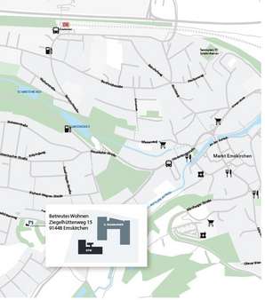 Lageplan - Wohnung in 91448 Emskirchen mit 41m² kaufen