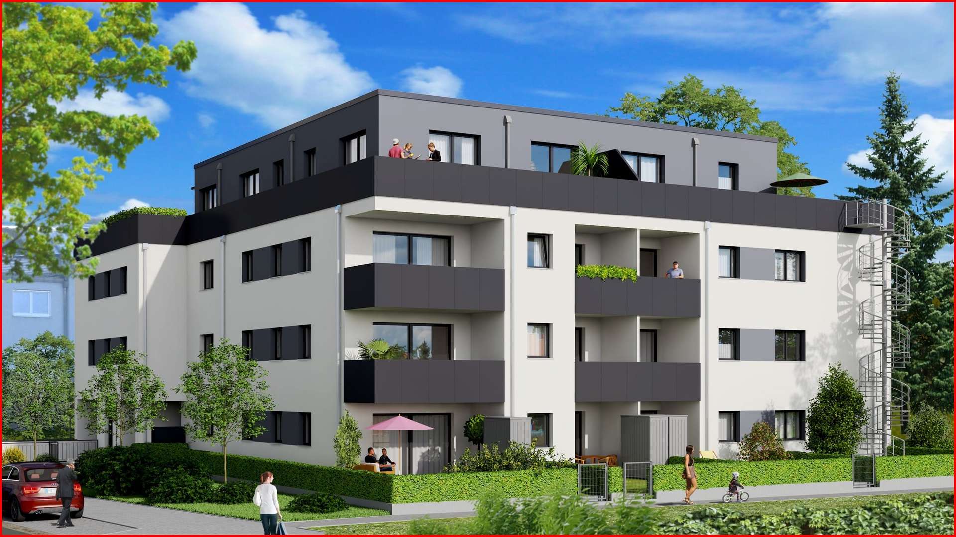 Nord-Ansicht - Etagenwohnung in 90475 Nürnberg mit 77m² kaufen