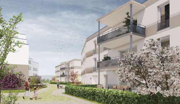 Visualisierung Nord Visualisierung Nord - Erdgeschosswohnung in 92318 Neumarkt mit 88m² kaufen