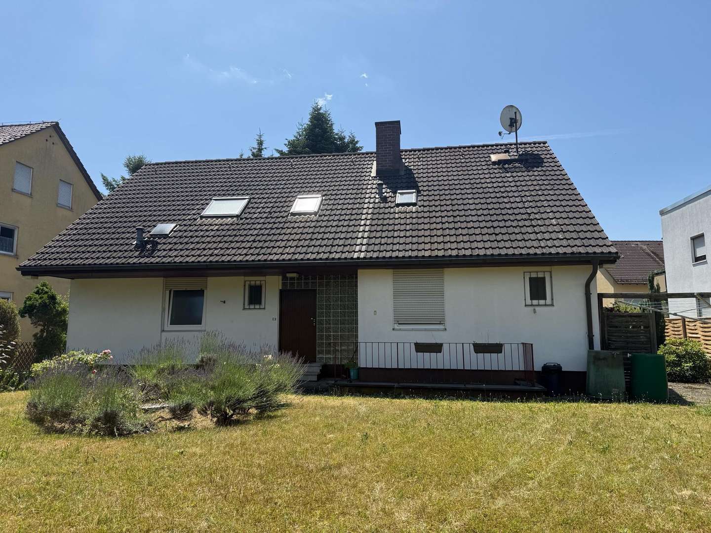 Hausansicht Hintergarten Hausansicht Hintergarten - Einfamilienhaus in 90765 Fürth, Ronhof mit 186m² kaufen