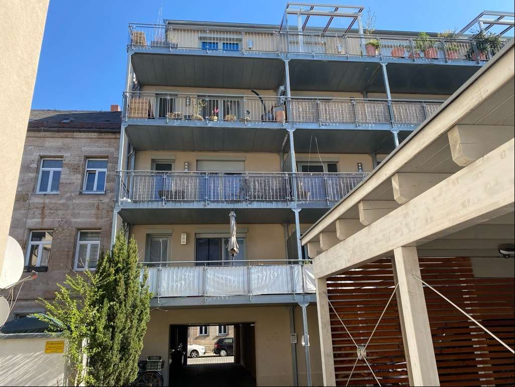Ansicht Hofseite - Etagenwohnung in 90762 Fürth mit 78m² kaufen