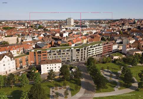 Luftbild - Etagenwohnung in 90443 Nürnberg mit 54m² kaufen