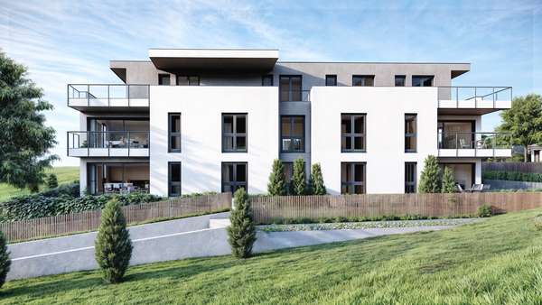 Westansicht - Erdgeschosswohnung in 90513 Zirndorf mit 86m² kaufen