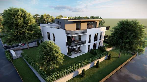 Nordansicht - Penthouse-Wohnung in 90513 Zirndorf mit 125m² kaufen
