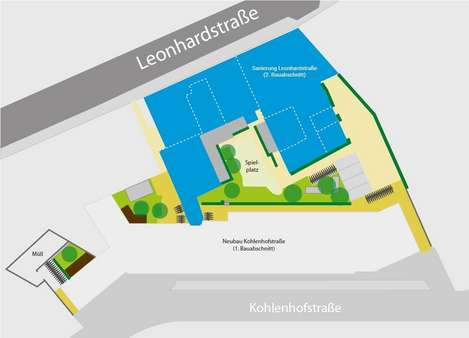 Lageplan - Etagenwohnung in 90443 Nürnberg mit 68m² kaufen