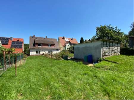 Ansicht Süd-West - Wohnhaus und Nebengebäude Ansicht Süd-West - Wohnhaus und Nebengebäude - Zweifamilienhaus in 91448 Emskirchen mit 150m² kaufen