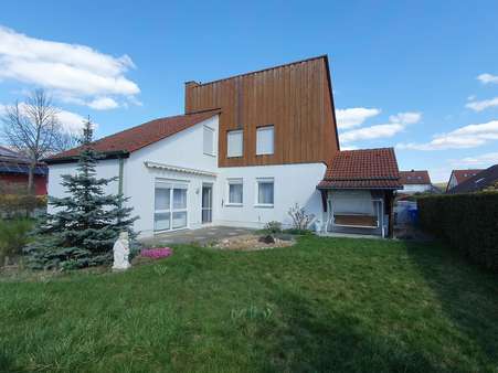 Rückansicht - Garten Rückansicht - Garten - Einfamilienhaus in 91438 Bad Windsheim mit 82m² kaufen