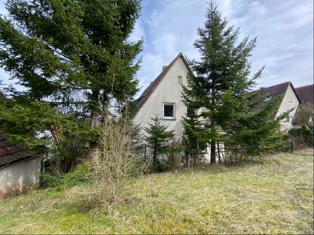 Hausansicht - Gartenseite - Zweifamilienhaus in 91456 Diespeck mit 115m² kaufen