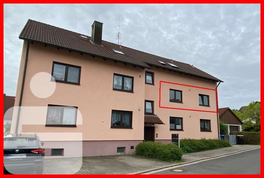 Hausansicht - Strassenseite - Etagenwohnung in 91459 Markt Erlbach mit 79m² kaufen