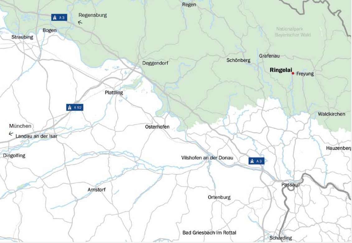 Landkarte -  in 94160 Ringelai mit 0m² mieten