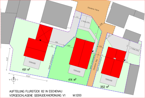 Lageplan  - Grundstück in 90542 Eckental mit 352m² kaufen