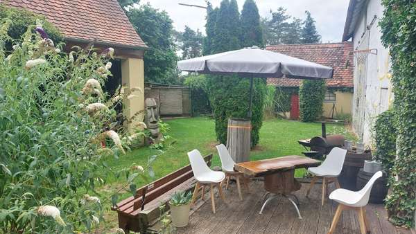 ruhiger und uneinsehbarer Gartenbereich - Einfamilienhaus in 91058 Erlangen mit 171m² kaufen