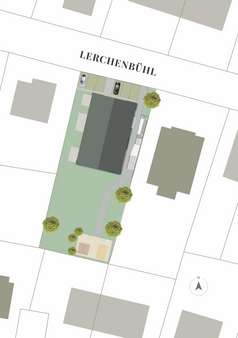 Grundstücksplan - Erdgeschosswohnung in 91056 Erlangen mit 74m² kaufen