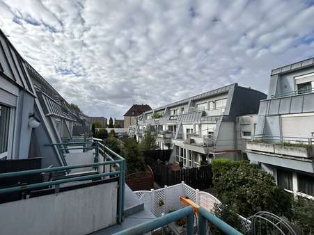 Blick vom Balkon - Etagenwohnung in 91301 Forchheim mit 33m² kaufen