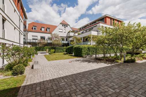 Ansicht Innenhof - Etagenwohnung in 91301 Forchheim mit 102m² mieten
