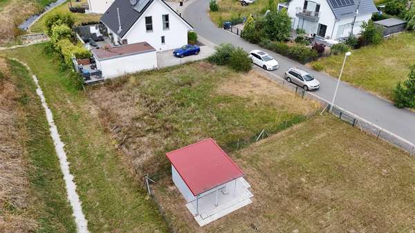 Ansicht von oben - Grundstück in 91361 Pinzberg mit 364m² kaufen