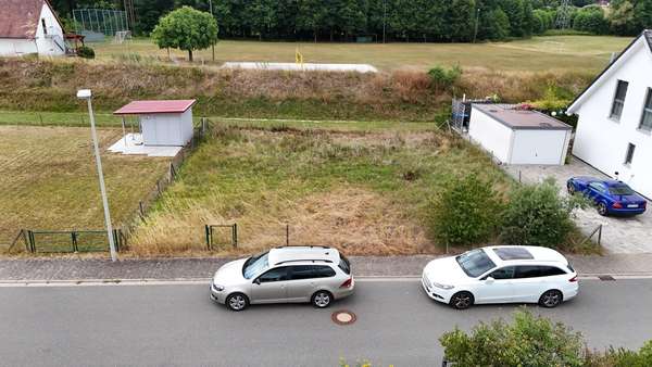 Ansicht von oben - Grundstück in 91361 Pinzberg mit 364m² kaufen