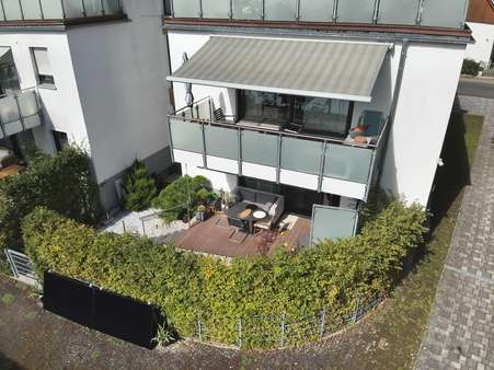 Ansicht Terrasse & Garten - Erdgeschosswohnung in 91301 Forchheim mit 140m² kaufen