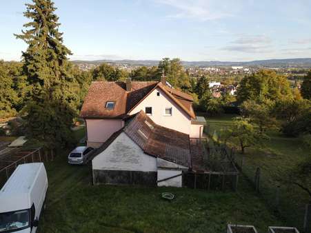 Ansicht oberes Grundstück - Zweifamilienhaus in 91301 Forchheim mit 168m² kaufen