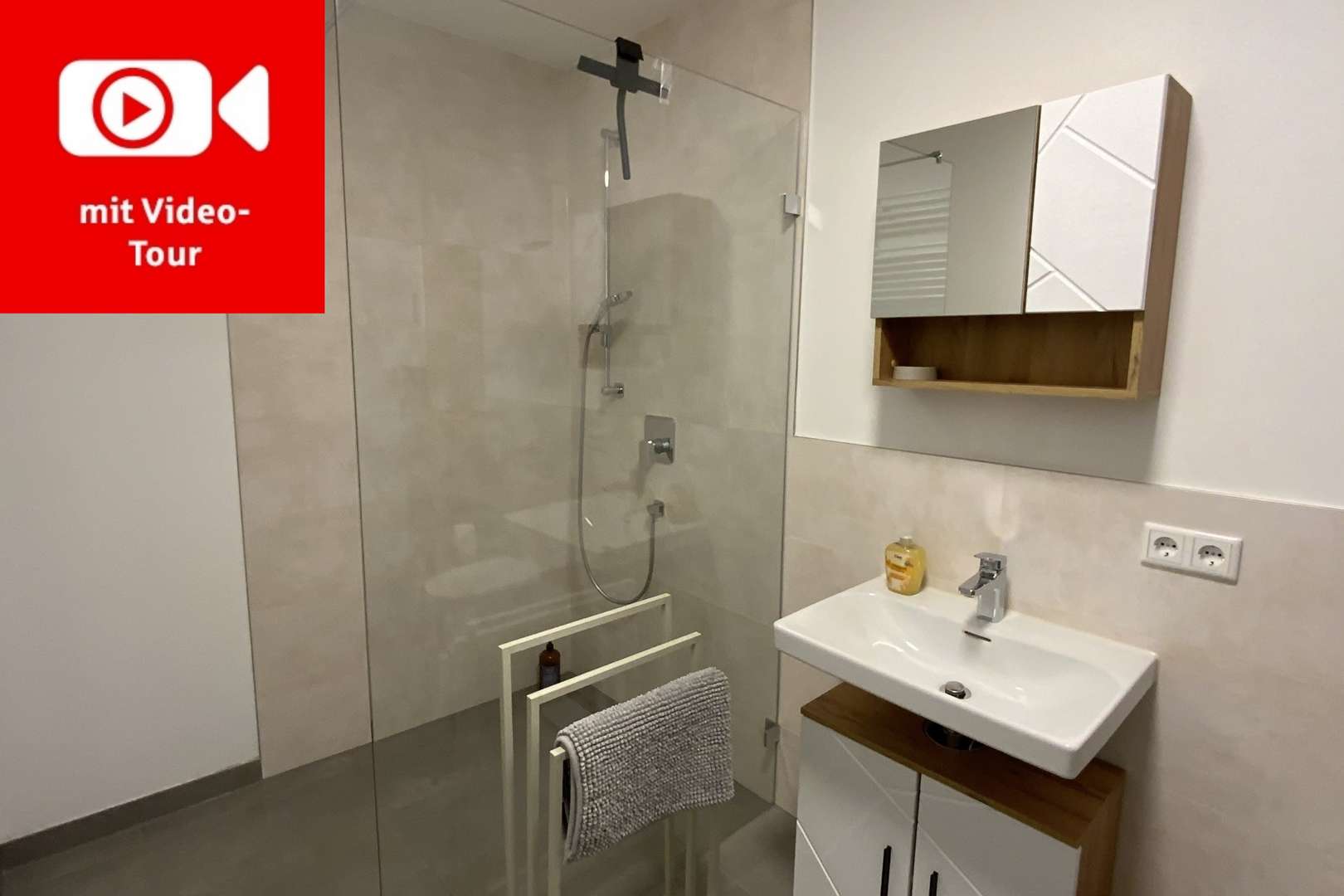 Badezimmer - Erdgeschosswohnung in 91320 Ebermannstadt mit 61m² kaufen