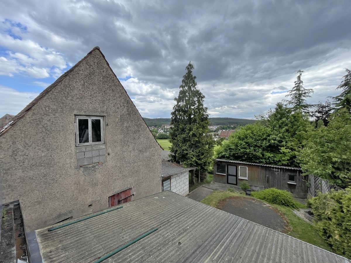 Ausblick Dachterrasse Ausblick Dachterrasse - Zweifamilienhaus in 91183 Abenberg mit 180m² kaufen
