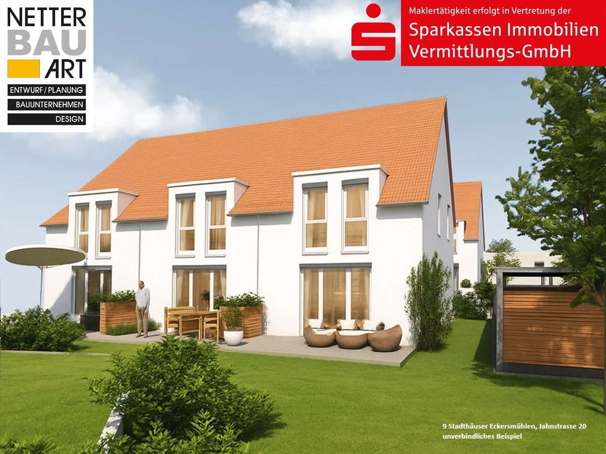 Visualisierung Visualisierung - Reihenmittelhaus in 91154 Roth mit 97m² kaufen