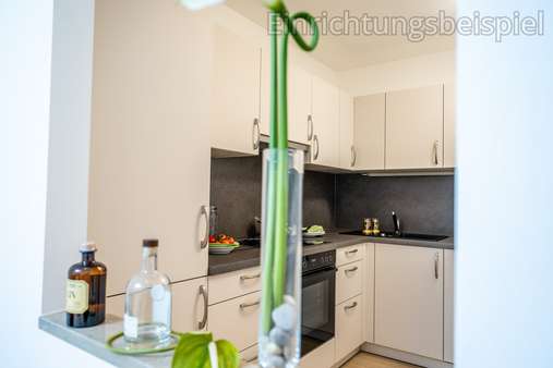Blick in die Küche - Musterwohnung - Wohnung in 90455 Nürnberg mit 56m² kaufen