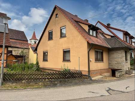 Süd-West Ansicht - Doppelhaushälfte in 91587 Adelshofen mit 123m² kaufen