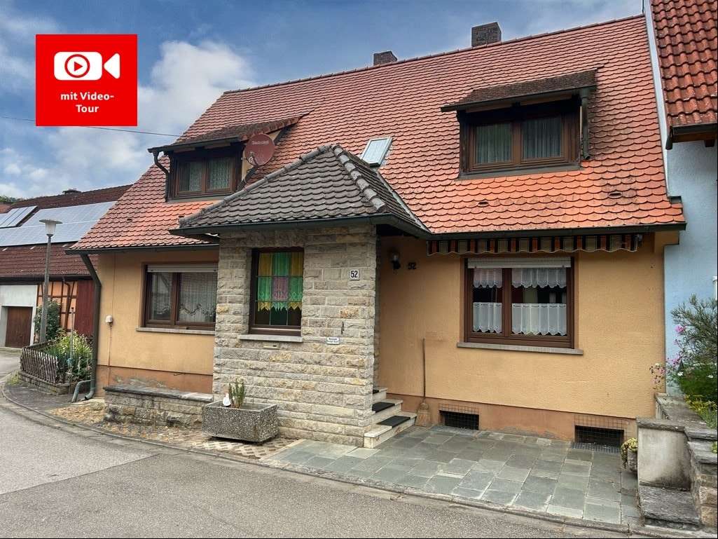 Südansicht - Doppelhaushälfte in 91587 Adelshofen mit 123m² kaufen