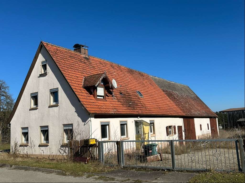 Ansicht Südwesten - Einfamilienhaus in 91602 Dürrwangen mit 80m² kaufen