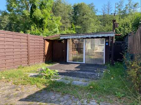 Garten mit Gartenhütte - von Stadt gemietet - Reihenmittelhaus in 91522 Ansbach mit 90m² kaufen