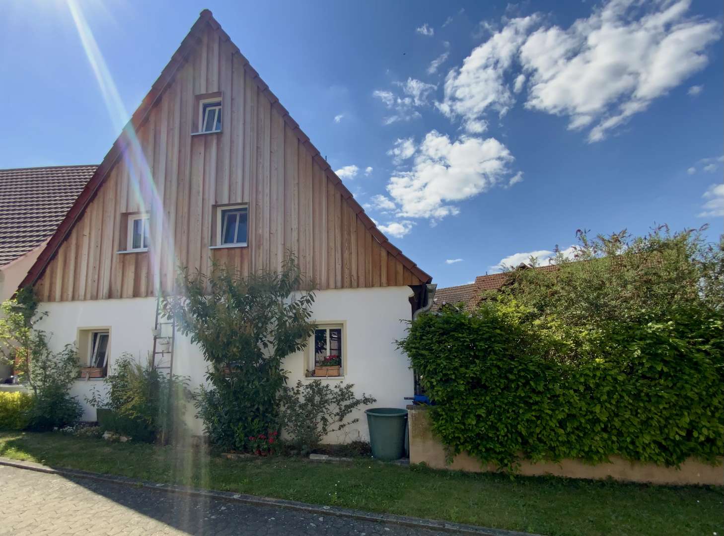 Außenansicht Außenansicht - Einfamilienhaus in 91729 Haundorf mit 110m² kaufen
