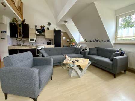offener und heller Wohn-, Ess-, Kochbereich offener und heller Wohn-, Ess-, Kochbereich - Galerie in 91729 Haundorf mit 60m² kaufen