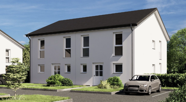 Vorderansicht - Doppelhaushälfte in 96129 Strullendorf mit 110m² kaufen